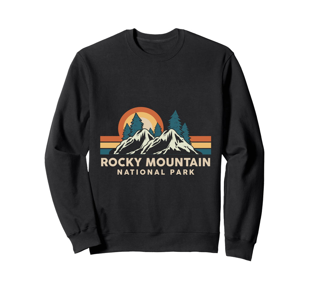 Rocky Mountain National Park Sweatshirt - Trendy Graphic for Adults - T-Shirt, Sweatshirt, Hoodie
