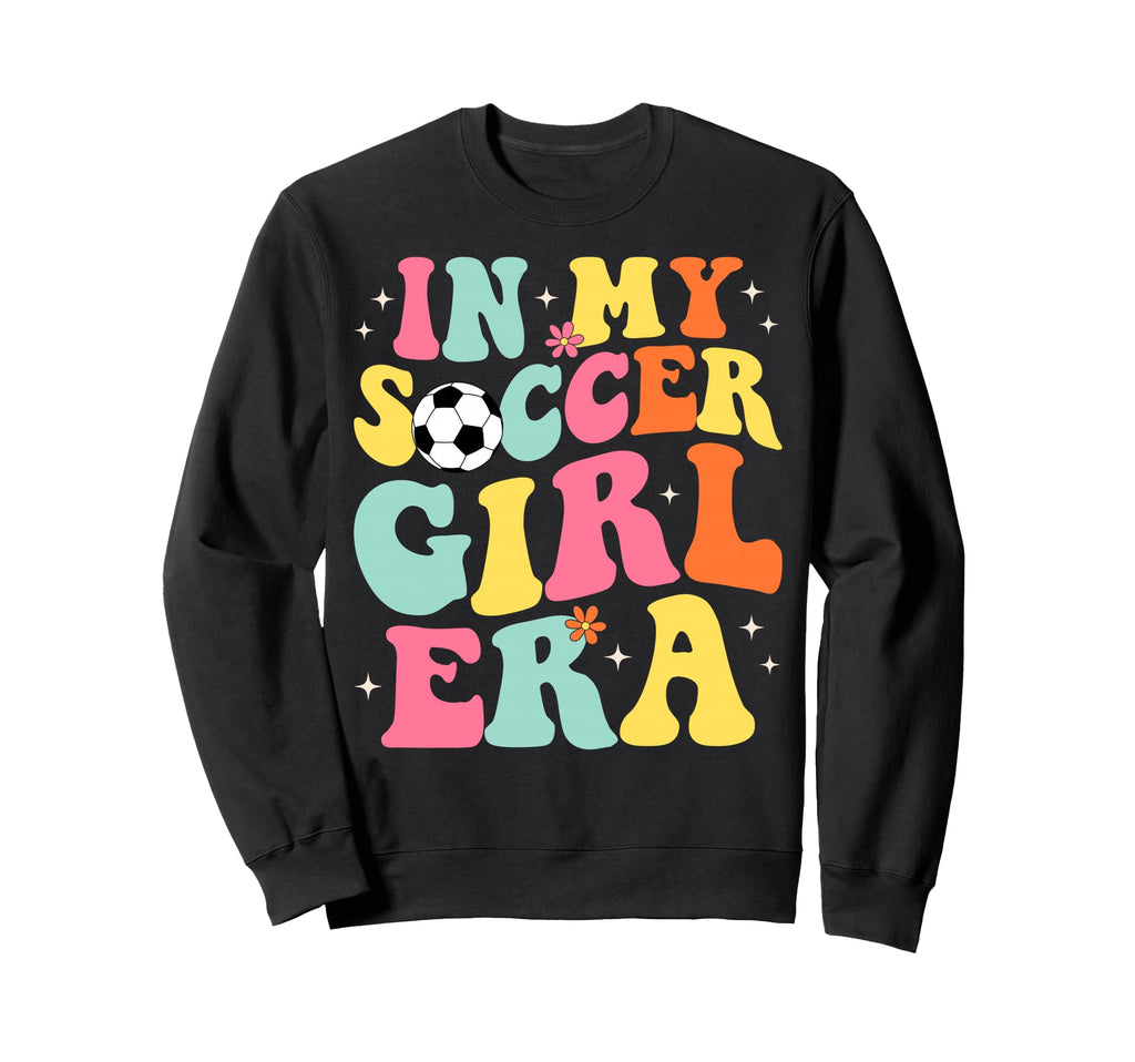 My Soccer Era Groovy Soccer Sweatshirt - Minimalist Print Men Women - T-Shirt, Sweatshirt, Hoodie