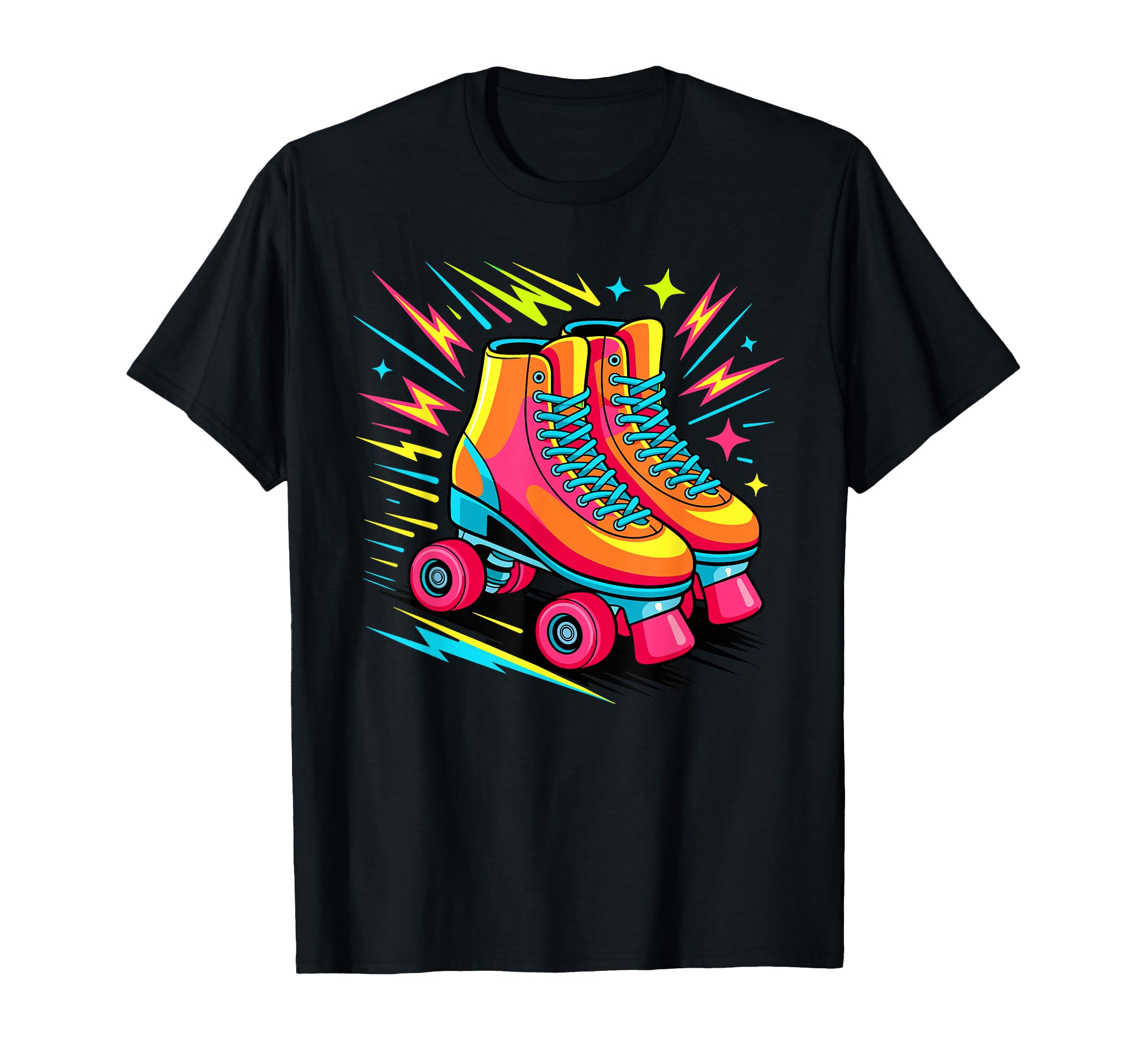 Arcade Rollerskate Rollerskater T-Shirt - Custom Art Print Unisex - T-Shirt, Sweatshirt, Hoodie