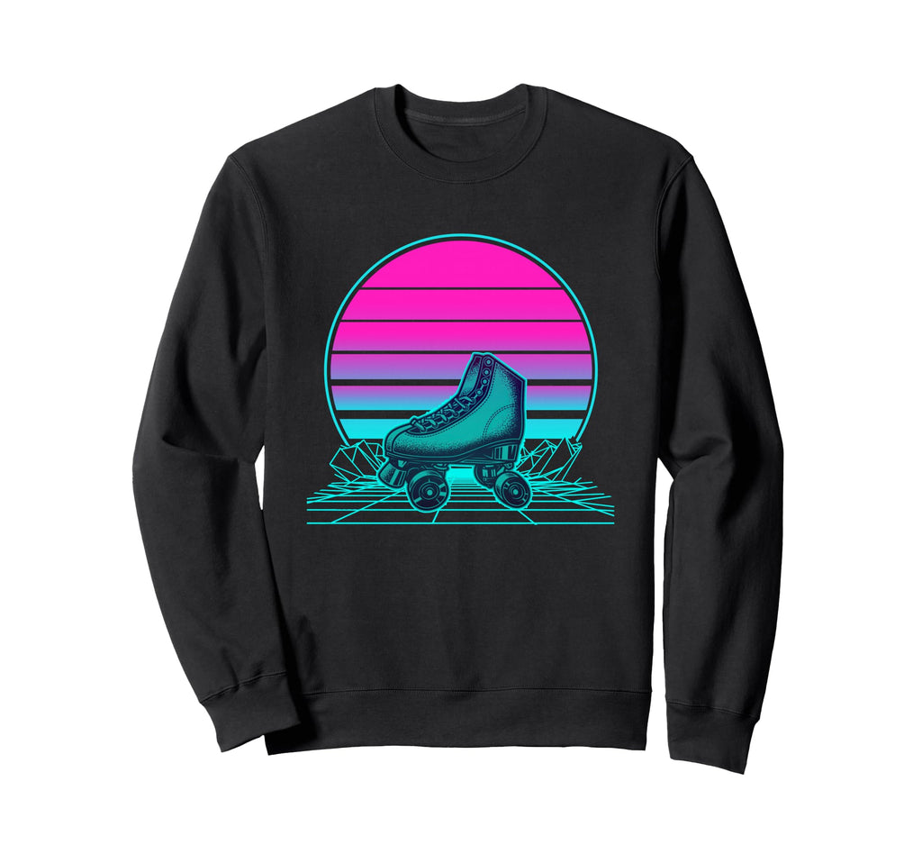 Sunset Roller Skate Sweatshirt - Aesthetic Graphic Men Women - T-Shirt, Sweatshirt, Hoodie