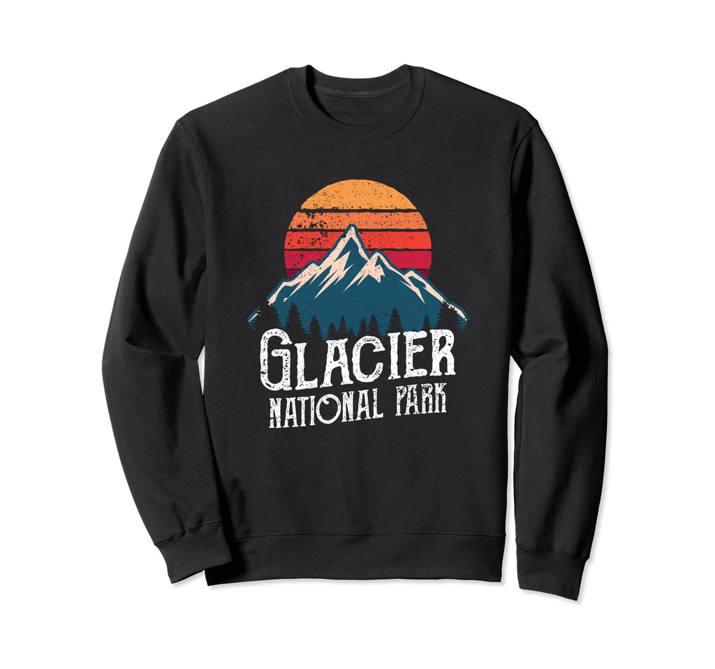 Glacier National Park Montana Mountain T-Shirt - Graphic Print for Adults - T-Shirt, Sweatshirt, Hoodie