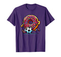 Donut Playing Soccer Funny Sports T-Shirt - Novelty Apparel for Adults - T-Shirt, Sweatshirt, Hoodie