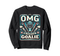 Funny Goalkeeper Ice Hockey Goalie Sweatshirt - Custom Art Print Men Women - T-Shirt, Sweatshirt, Hoodie