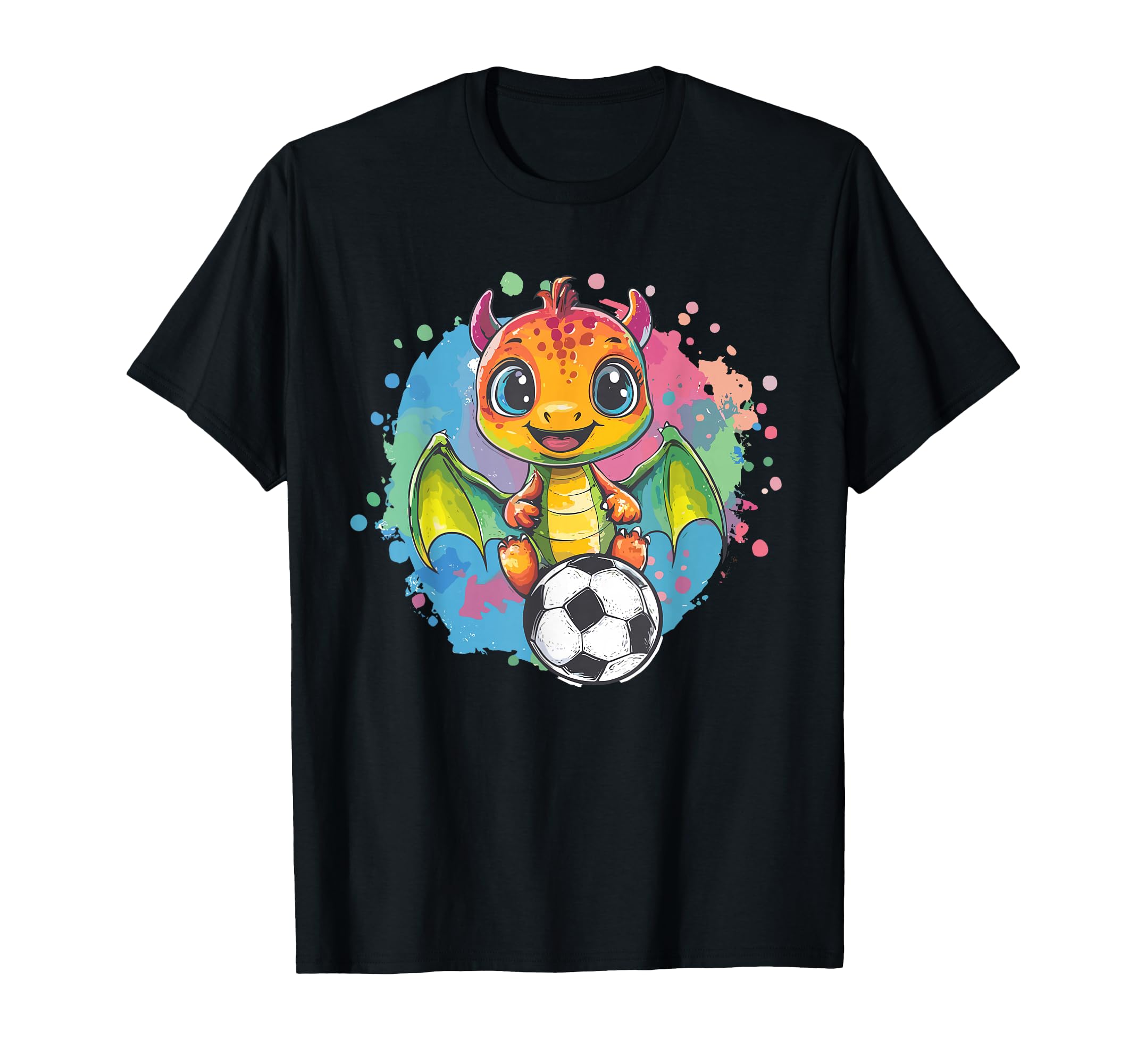 Dragon Soccer Ball Playful Art T-Shirt - Minimalist Print Unisex - T-Shirt, Sweatshirt, Hoodie
