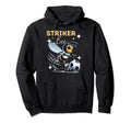 Striker Bee Soccer Enthusiast Hoodie - Graphic Print for Adults - T-Shirt, Sweatshirt, Hoodie