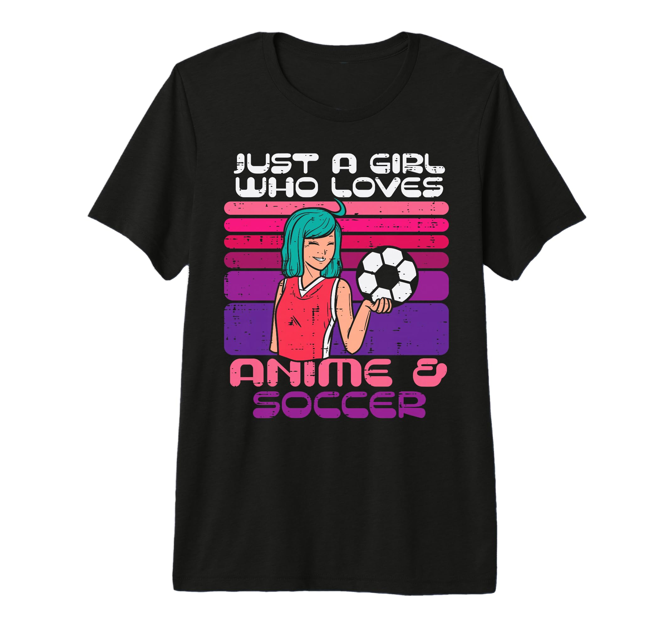 Who Loves Anime Soccer Football T-Shirt - Casual Everyday Wear Unisex - T-Shirt, Sweatshirt, Hoodie