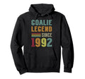 Goalkeeper Legend 1992 Sports Goal 34Th Hoodie - Trendy Graphic for Adults - T-Shirt, Sweatshirt, Hoodie