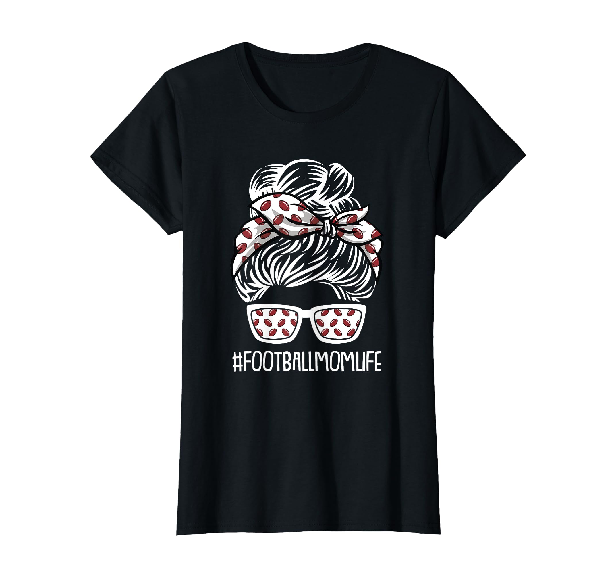 Football Mom Life Mothers Day Sport T-Shirt - Novelty Apparel for Adults - T-Shirt, Sweatshirt, Hoodie