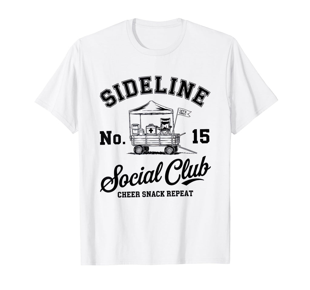 Sideline Social Club Soccer Mom Game T-Shirt - Unique Graphic for Adults - T-Shirt, Sweatshirt, Hoodie