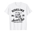 Sideline Social Club Soccer Mom Game T-Shirt - Unique Graphic for Adults - T-Shirt, Sweatshirt, Hoodie
