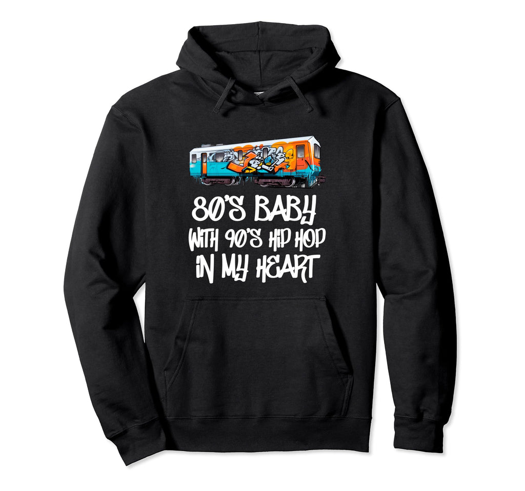 Hip Hop Old School 90S Music 80S Born Hoodie - Aesthetic Graphic Men Women - T-Shirt, Sweatshirt, Hoodie