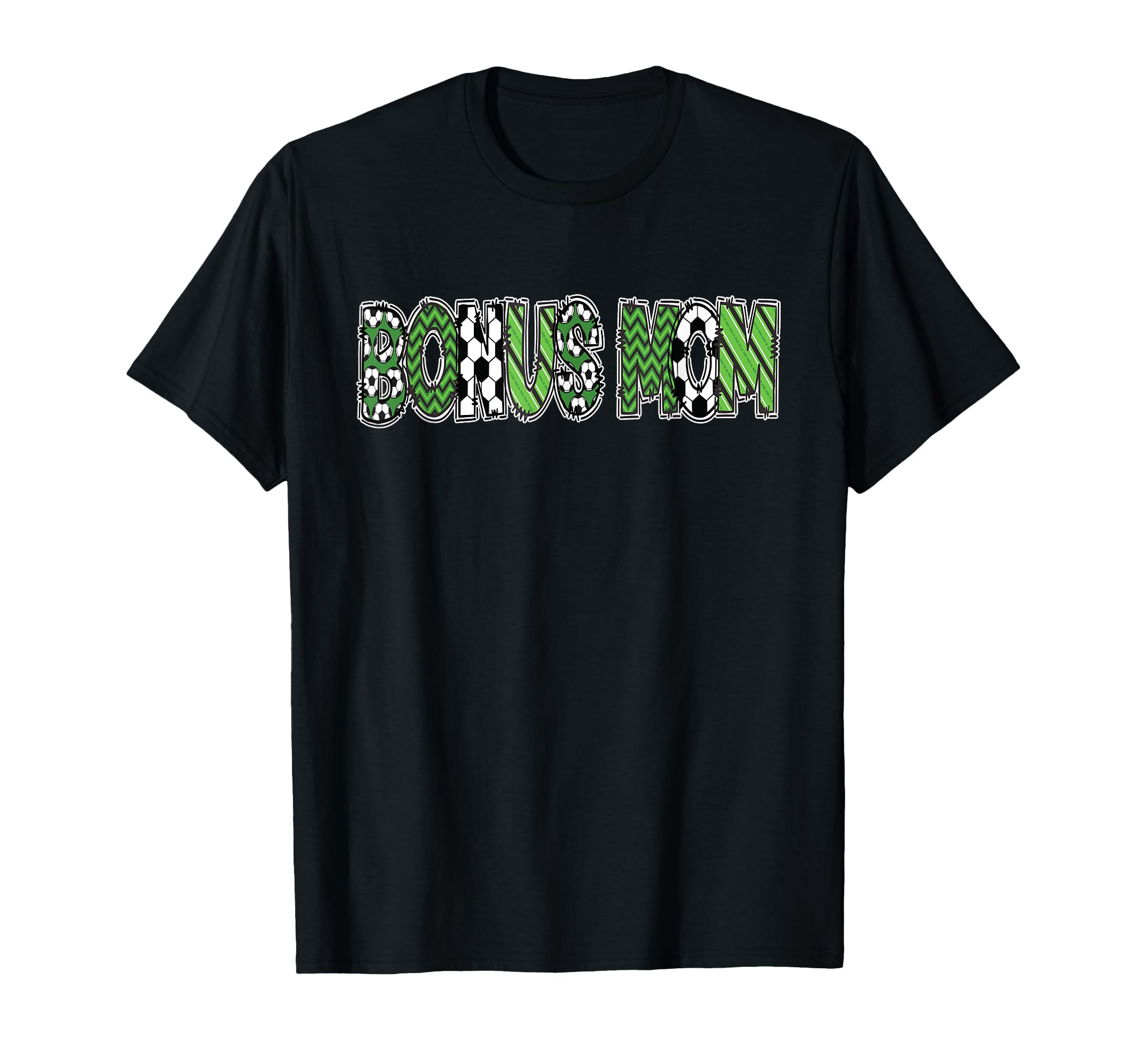 Soccer Stepmom Bonus Mom Birthday Party T-Shirt - Trendy Graphic for Adults - T-Shirt, Sweatshirt, Hoodie