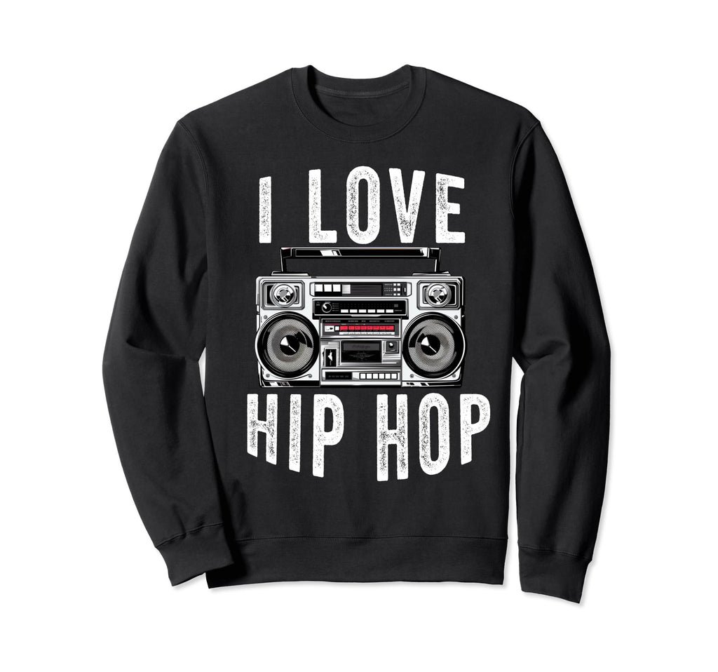 Hip Hop Old School 90S Music Rap 50Th Sweatshirt - Unique Graphic Unisex - T-Shirt, Sweatshirt, Hoodie