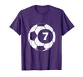 Soccer Player Jersey Number 7 Seven T-Shirt - Casual Everyday Wear Unisex - T-Shirt, Sweatshirt, Hoodie
