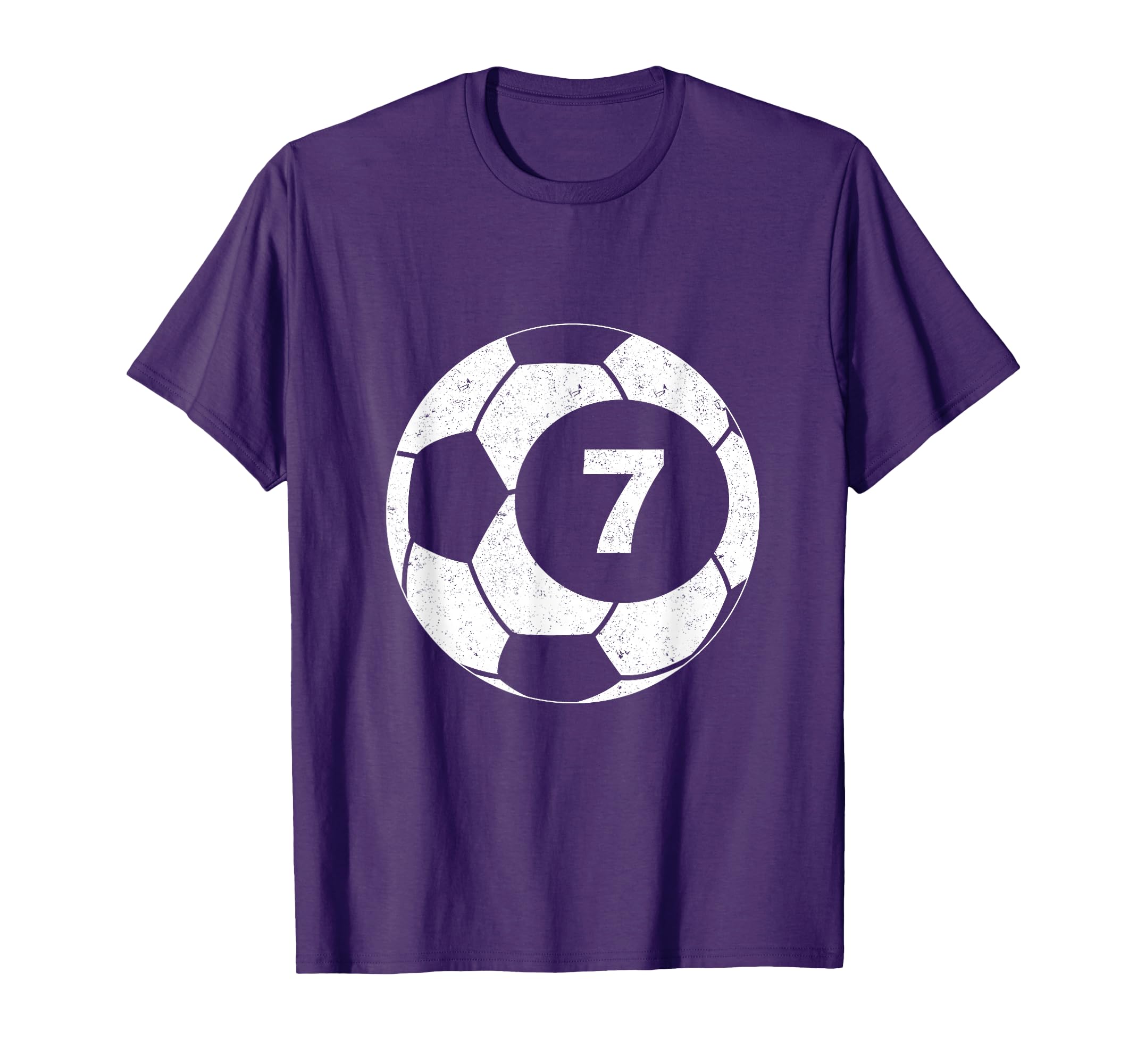 Soccer Player Jersey Number 7 Seven T-Shirt - Casual Everyday Wear Unisex - T-Shirt, Sweatshirt, Hoodie