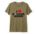 I Love Soccer Moms Tri Blend T-Shirt - Custom Art Print for Adults - T-Shirt, Sweatshirt, Hoodie
