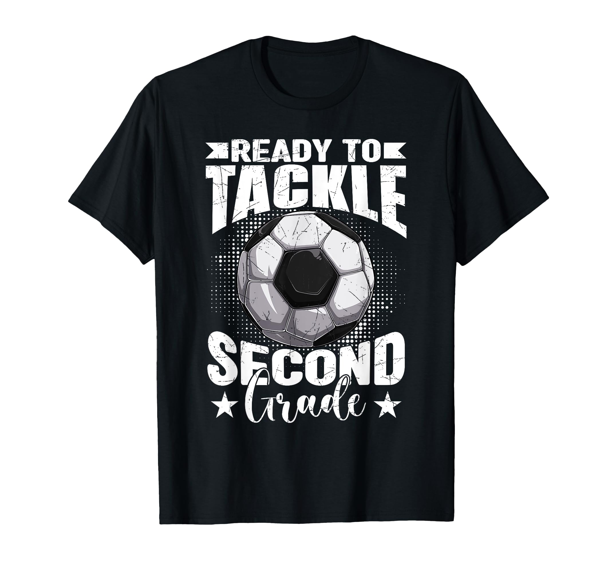 Ready To Tackle Second Grade Soccer T-Shirt - Minimalist Print Men Women - T-Shirt, Sweatshirt, Hoodie