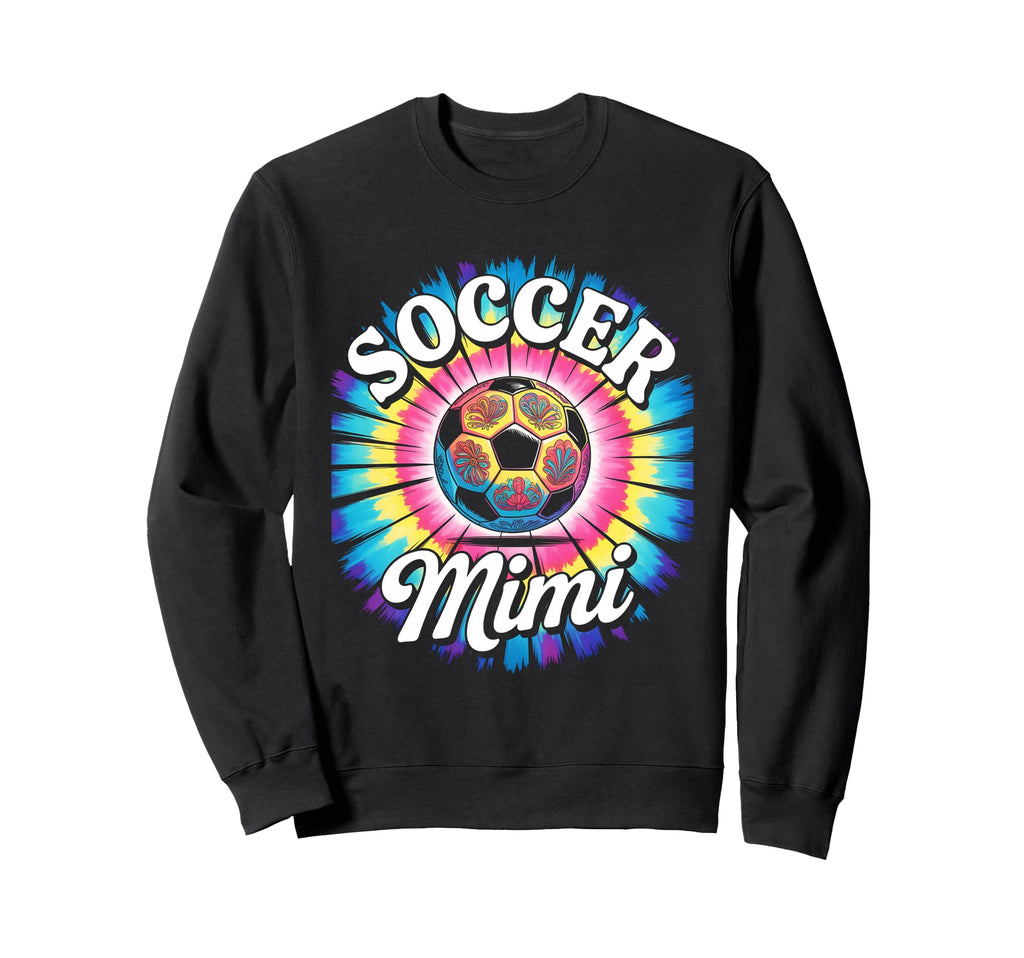 Soccer Mimi Grandma Tie Dye Sweatshirt - Casual Everyday Wear Unisex - T-Shirt, Sweatshirt, Hoodie