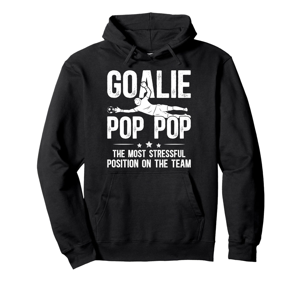 Soccer Goalie Pop Pop Definition Hoodie - Minimalist Print for Adults - T-Shirt, Sweatshirt, Hoodie