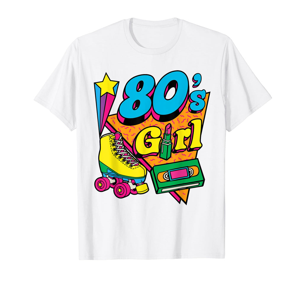 80S Roller Skater Music Lover Skate Shoes T-Shirt - Graphic Print Unisex - T-Shirt, Sweatshirt, Hoodie