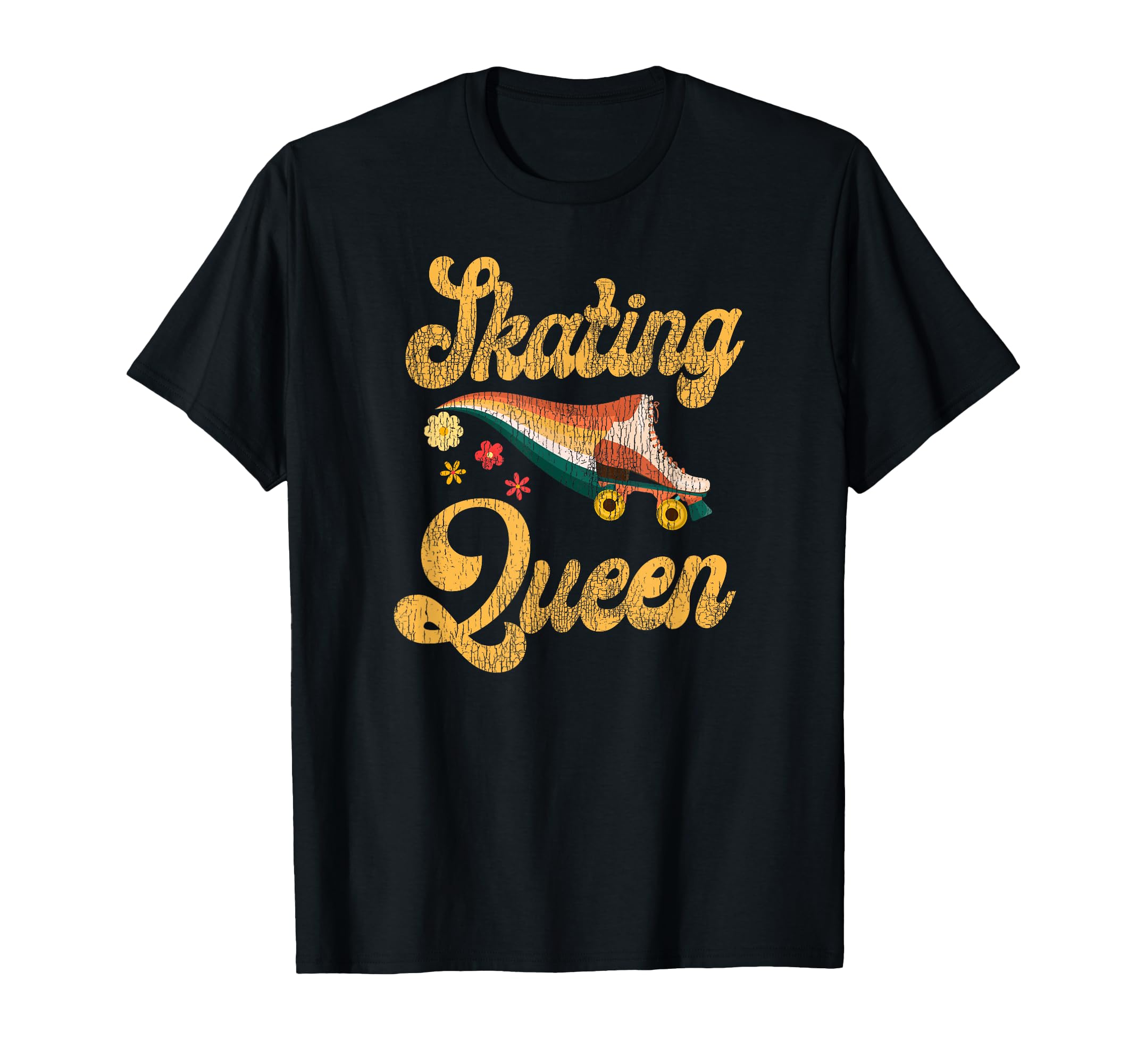 Roller Skating Skate 1970S T-Shirt - Fun Novelty Design for Adults - T-Shirt, Sweatshirt, Hoodie