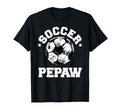 Soccer Pepaw Soccer Ball Distressed T-Shirt - Streetwear Style for Adults - T-Shirt, Sweatshirt, Hoodie