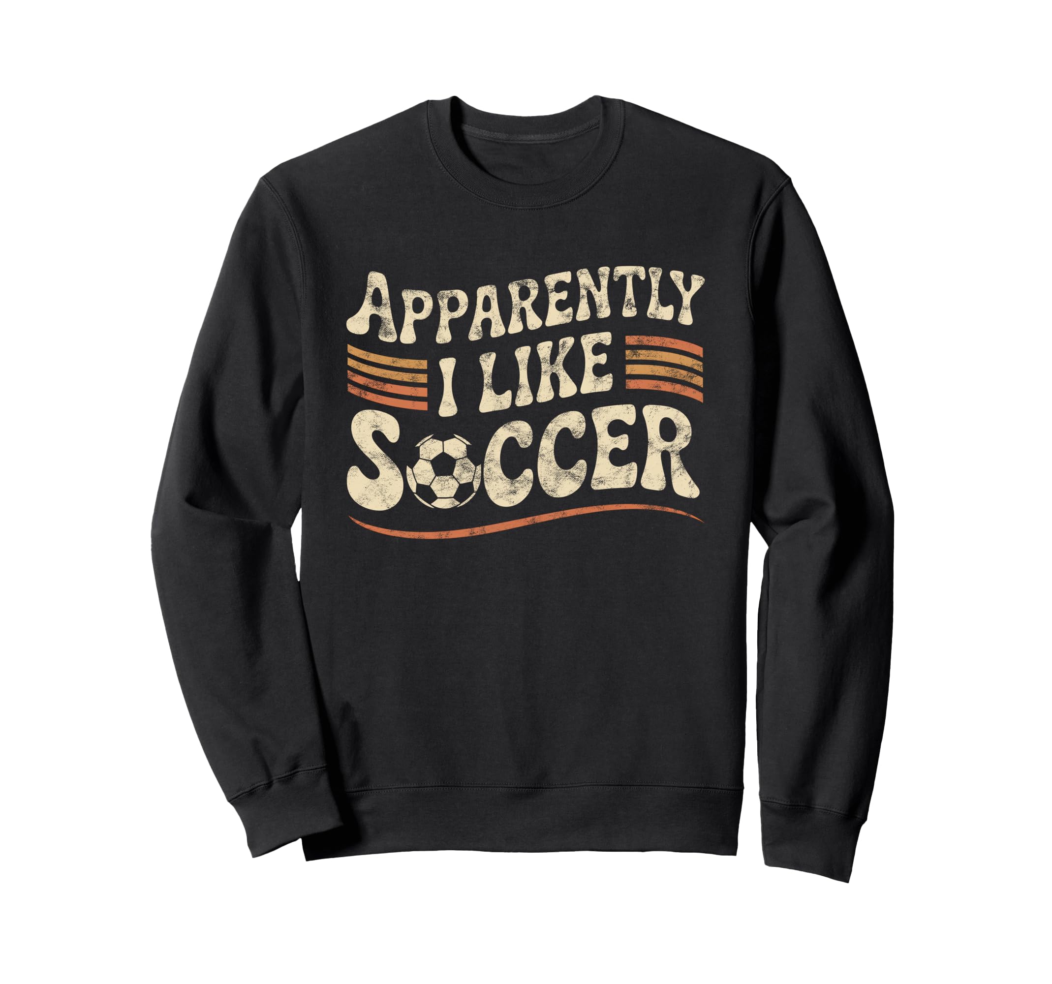 Apparently I Like Soccer Game Day Sweatshirt - Minimalist Print Men Women - T-Shirt, Sweatshirt, Hoodie