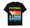 Football Is Awesome Soccer Dinosaur T-Shirt - Trendy Graphic for Adults - T-Shirt, Sweatshirt, Hoodie