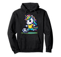 Footballer Unicorn Fans Soccer Team Hoodie - Minimalist Print Men Women - T-Shirt, Sweatshirt, Hoodie