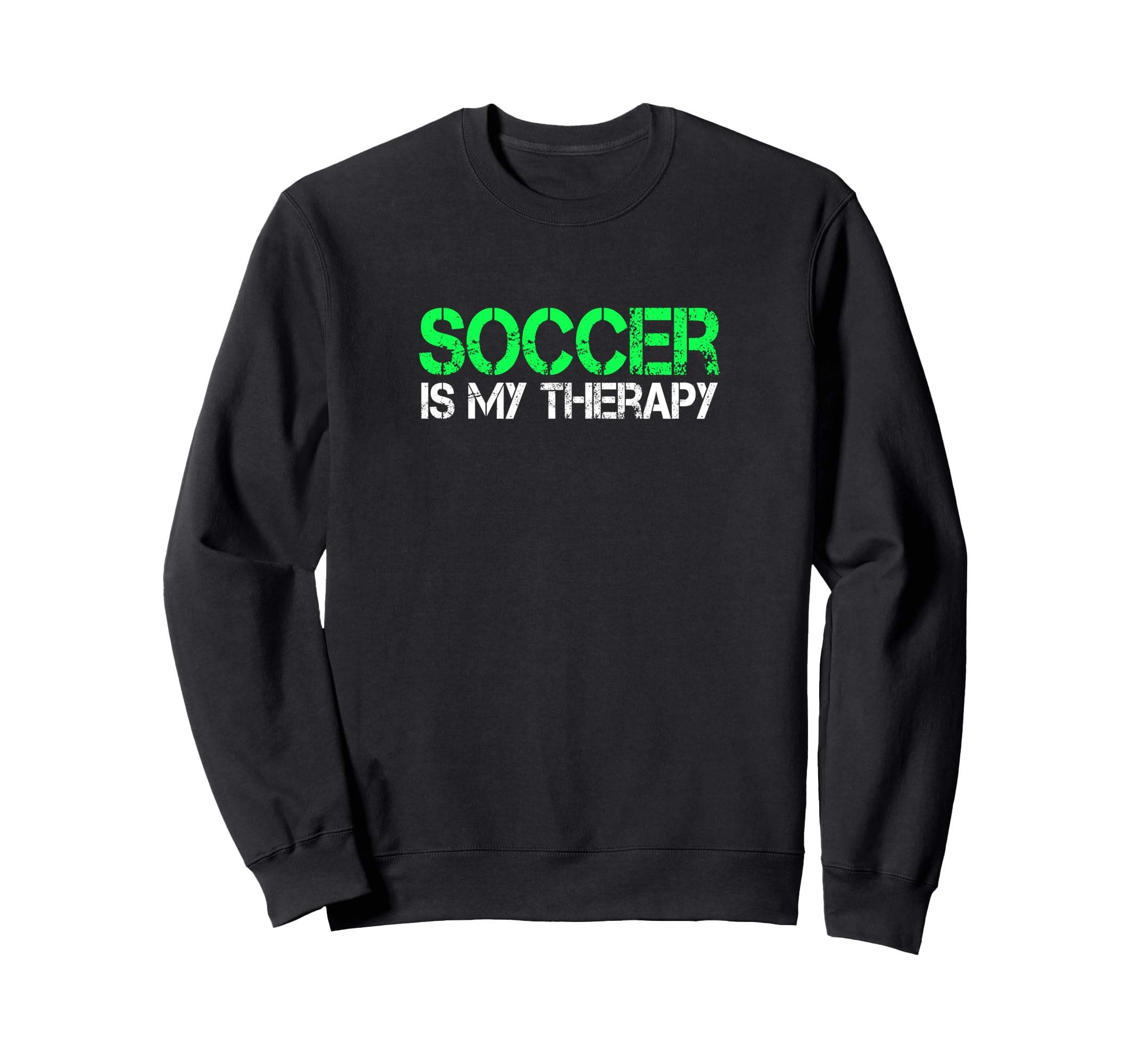 Soccer Is My Therapy Soccer Goalie Sweatshirt - Custom Art Print Men Women - T-Shirt, Sweatshirt, Hoodie