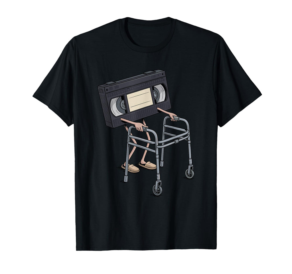 Walker Vhs Color Cd Media Analog T-Shirt - Unique Graphic Men Women - T-Shirt, Sweatshirt, Hoodie