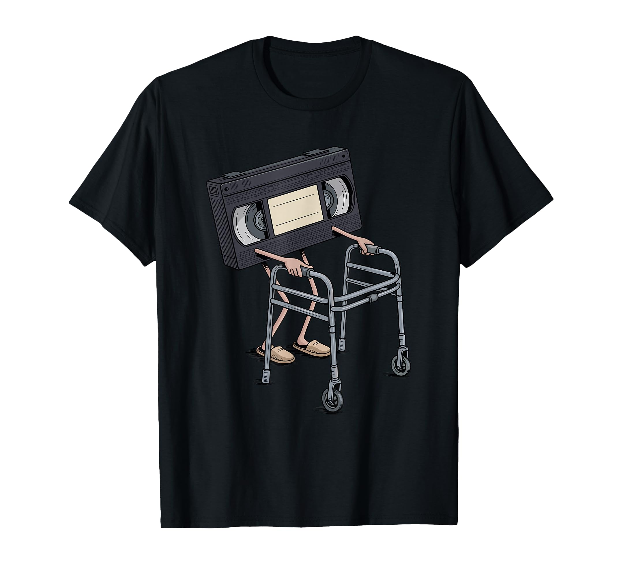 Walker Vhs Color Cd Media Analog T-Shirt - Unique Graphic Men Women - T-Shirt, Sweatshirt, Hoodie