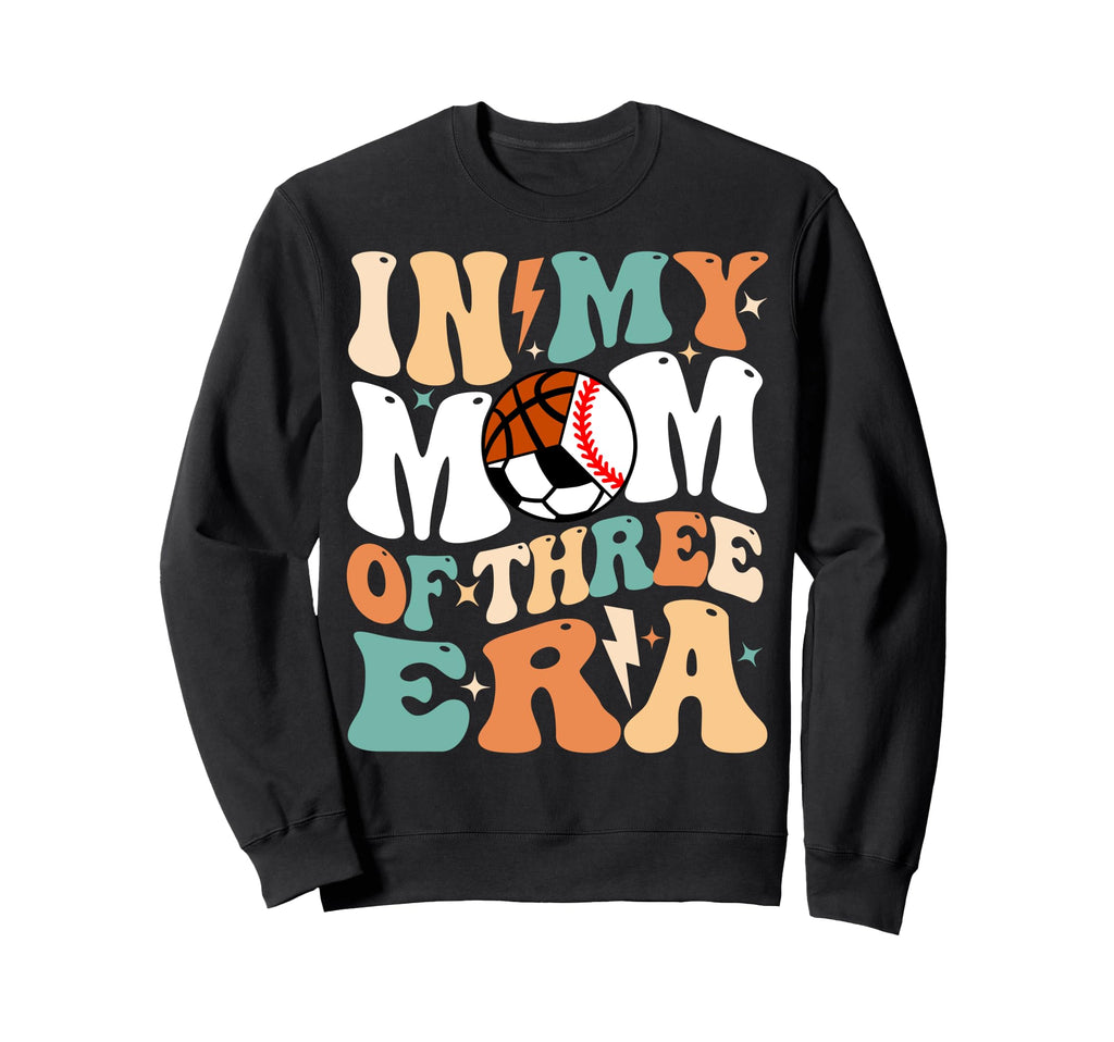 My Baseball Soccer Basketball Mom Sweatshirt - Minimalist Print for Adults - T-Shirt, Sweatshirt, Hoodie
