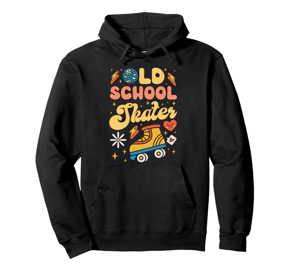 Roller Skating Skate 1970S Old School Hoodie - Custom Art Print for Adults - T-Shirt, Sweatshirt, Hoodie