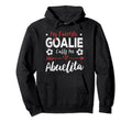My Favorite Goalie Calls Me Abuelita Hoodie - Novelty Apparel for Adults - T-Shirt, Sweatshirt, Hoodie