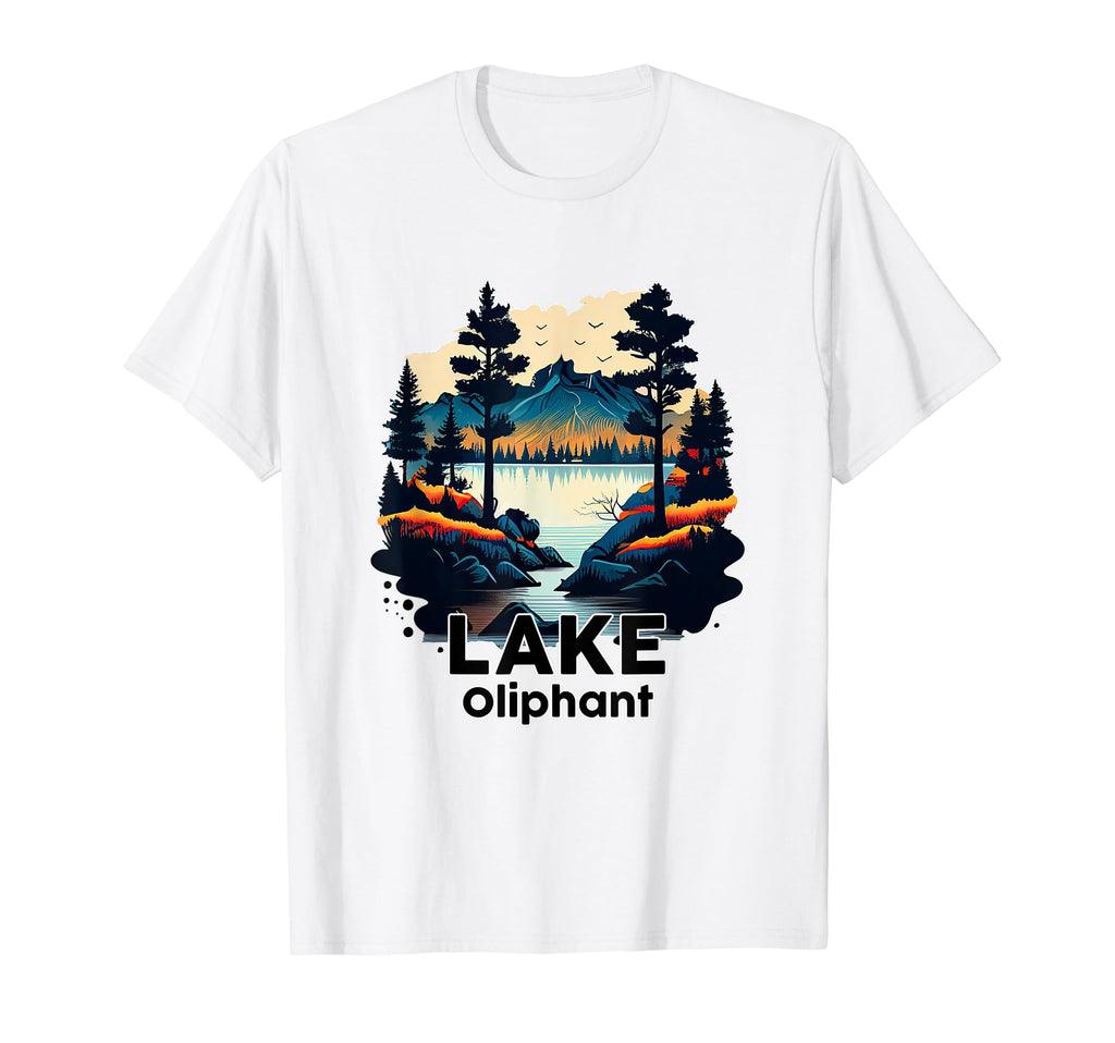 Lake Oliphant Minimalist Lake Oliphant T-Shirt - Trendy Graphic Men Women - T-Shirt, Sweatshirt, Hoodie