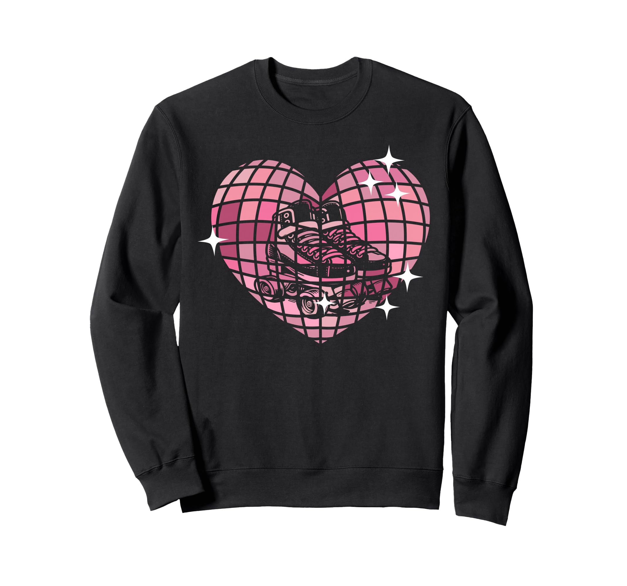 Roller Skating Skate 1970S Disco Sweatshirt - Unique Graphic for Adults - T-Shirt, Sweatshirt, Hoodie