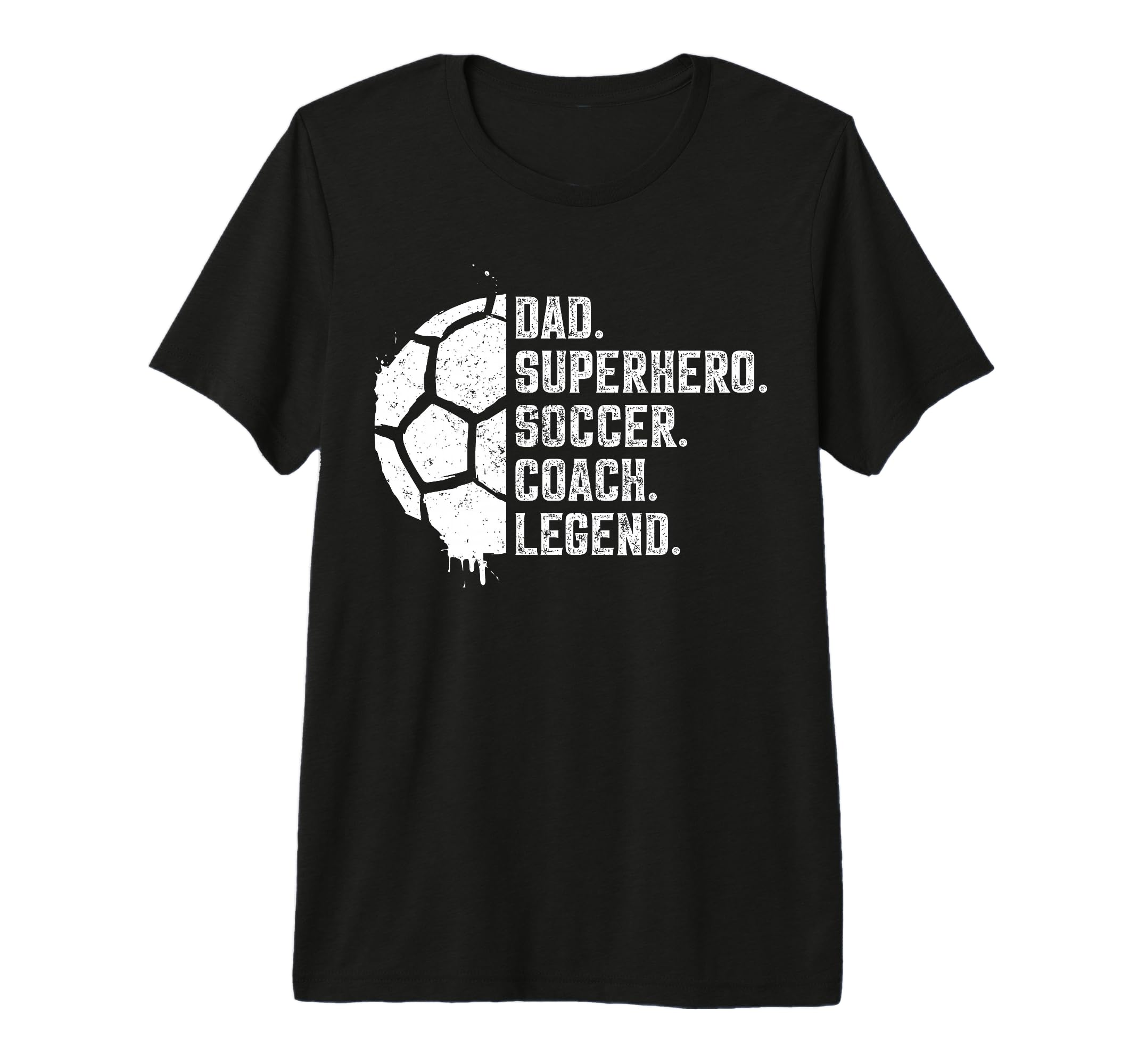 Dad Superhero Soccer Coach Legend T-Shirt - Aesthetic Graphic for Adults - T-Shirt, Sweatshirt, Hoodie