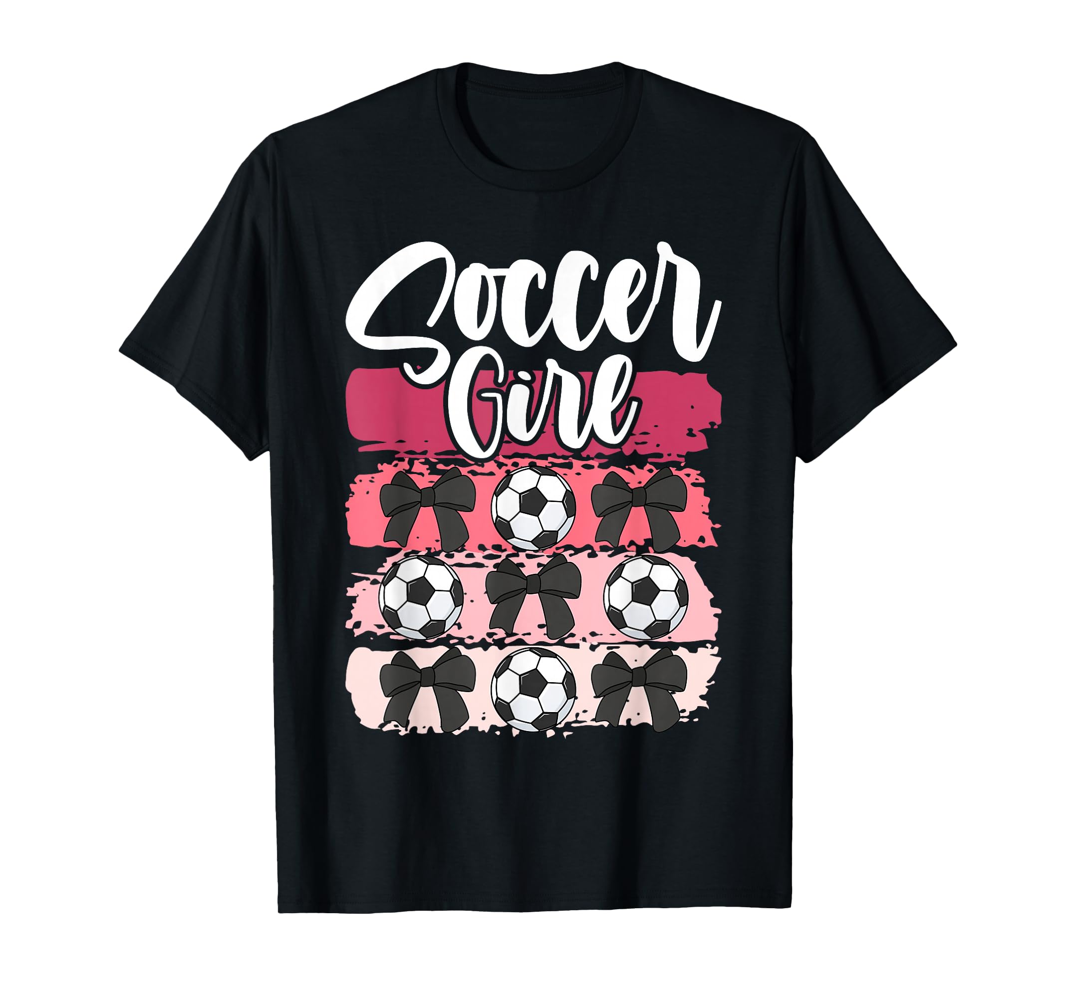 Soccer Coquette Bow Soccer Soccer T-Shirt - Casual Everyday Wear Unisex - T-Shirt, Sweatshirt, Hoodie