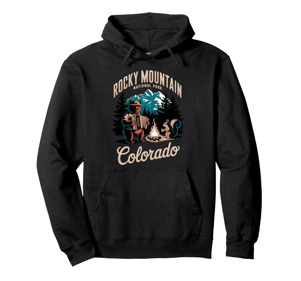 Travel Adventure Colorado Rocky Mountain Hoodie - Graphic Print Men Women - T-Shirt, Sweatshirt, Hoodie