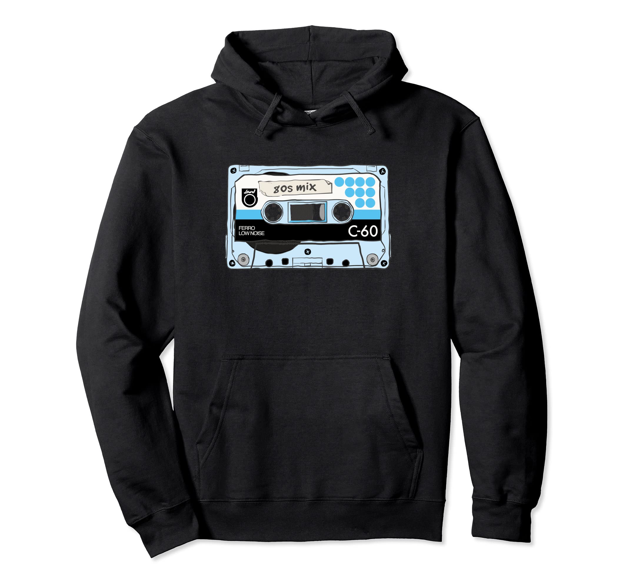80S Music Mix Cassette Tape Tell Them I Hoodie - Streetwear Style Unisex - T-Shirt, Sweatshirt, Hoodie