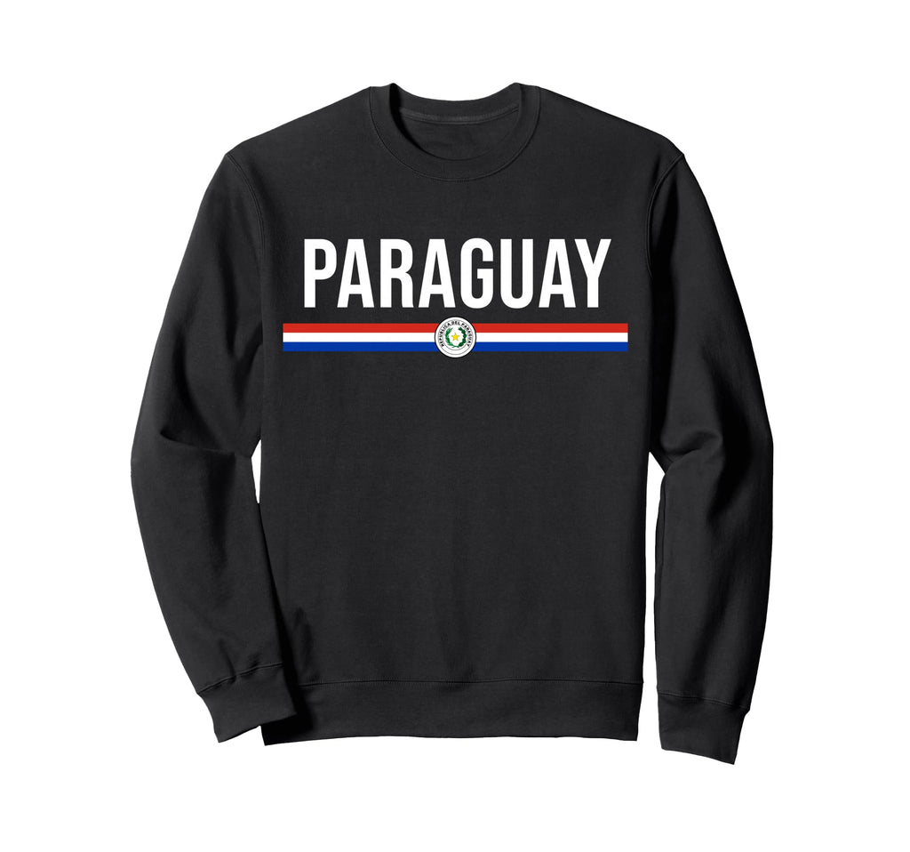 Paraguay Flag Sports Soccer Football Sweatshirt - Streetwear Style Unisex - T-Shirt, Sweatshirt, Hoodie