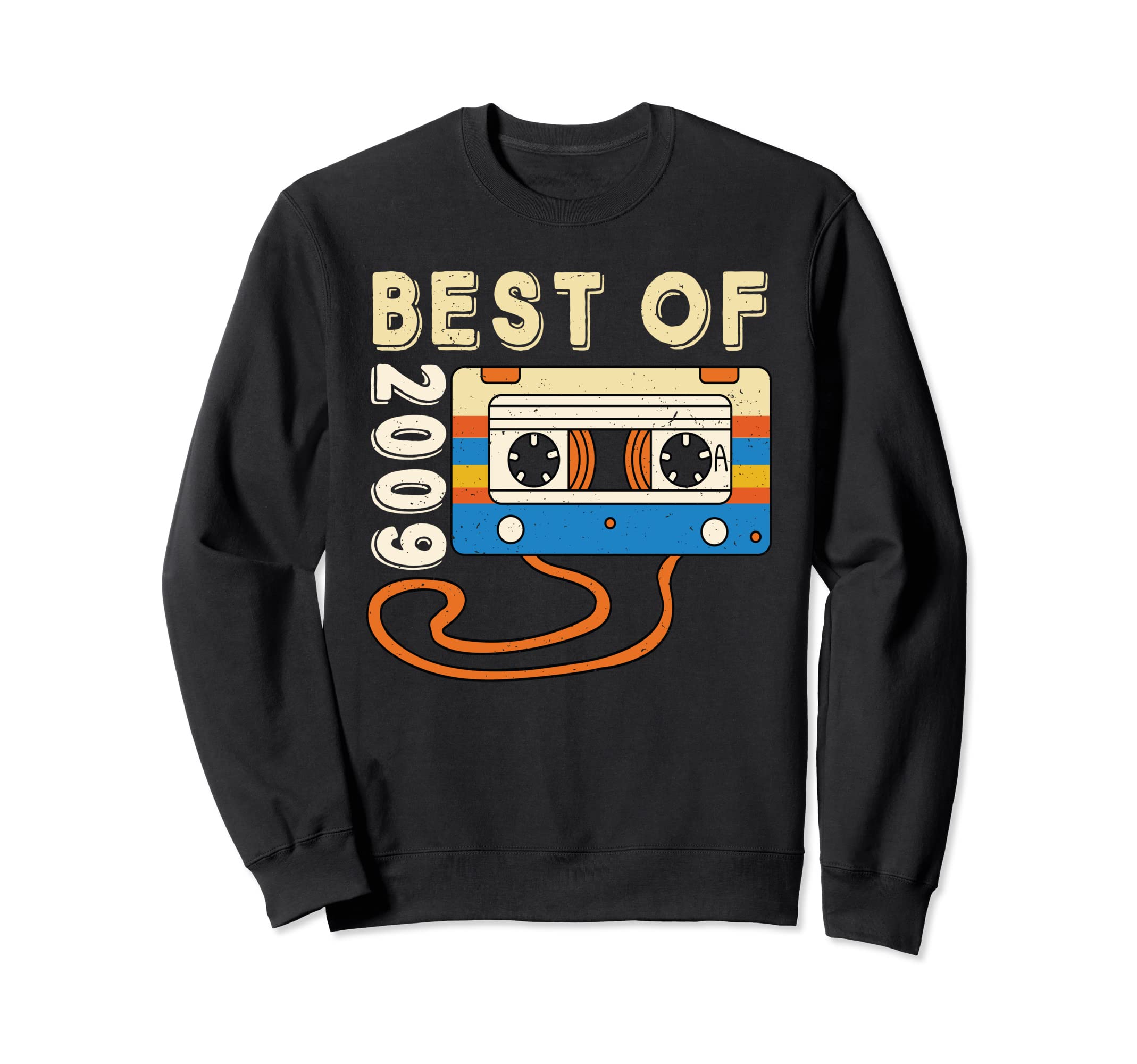 Best 2009 Cassette Tape 14 Years Sweatshirt - Novelty Apparel for Adults - T-Shirt, Sweatshirt, Hoodie