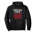 Soccer Dad Proud American Flag Usa Hoodie - Streetwear Style for Adults - T-Shirt, Sweatshirt, Hoodie