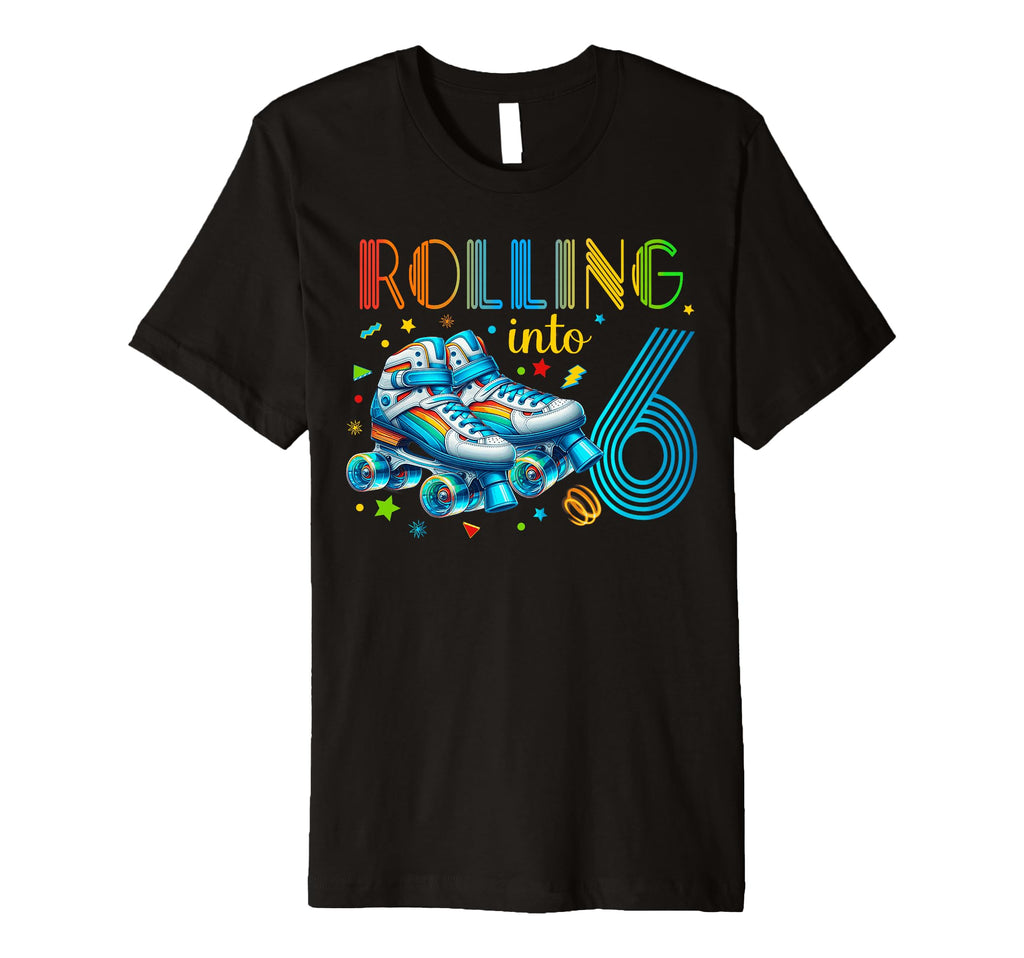 Roller Skates Birthday Party Skating T-Shirt - Aesthetic Graphic Unisex - T-Shirt, Sweatshirt, Hoodie