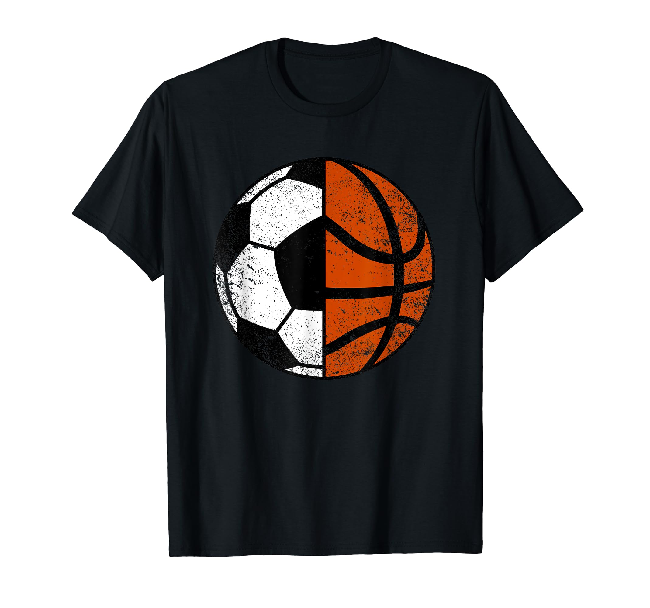 Soccer Basketball Player Funny Soccer T-Shirt - Minimalist Print Men Women - T-Shirt, Sweatshirt, Hoodie