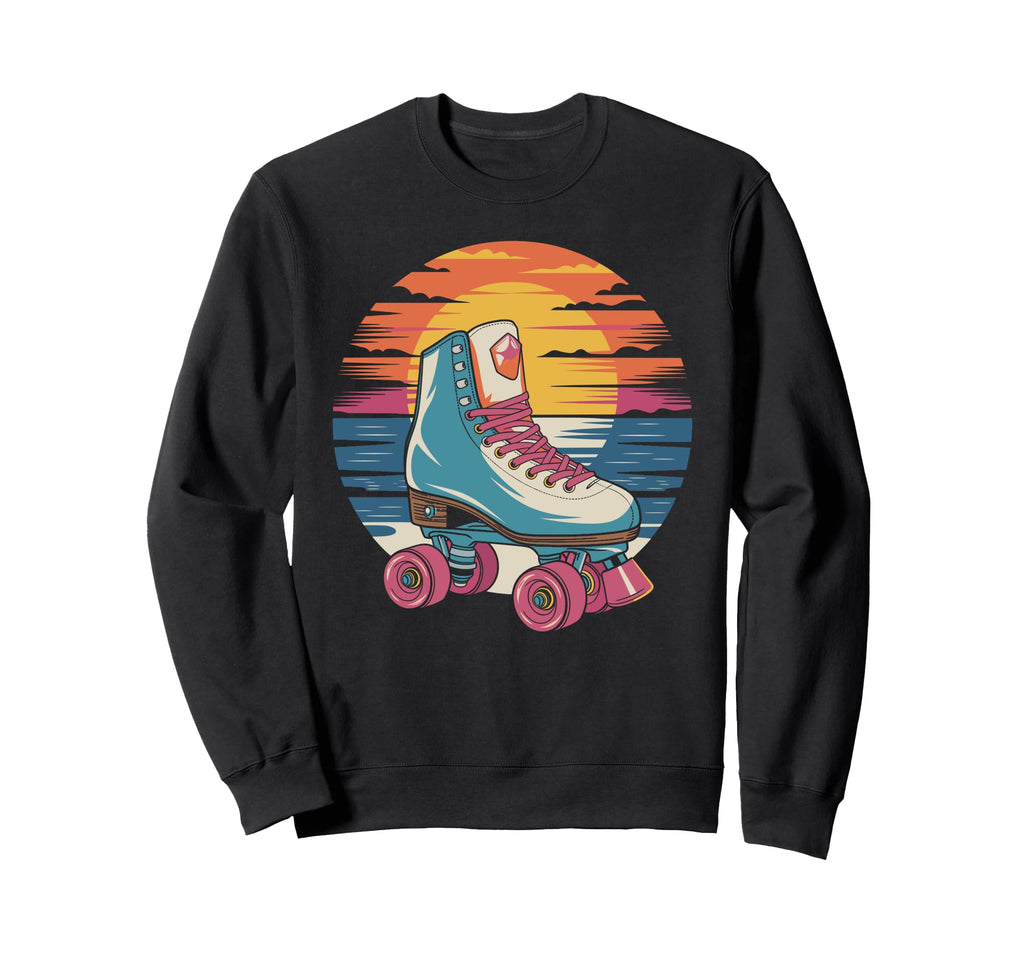 Colorful Roller Skate Lineup Sweatshirt - Graphic Print Men Women - T-Shirt, Sweatshirt, Hoodie