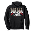 Mama Both Proud Football Baseball Mom Hoodie - Casual Everyday Wear Unisex - T-Shirt, Sweatshirt, Hoodie