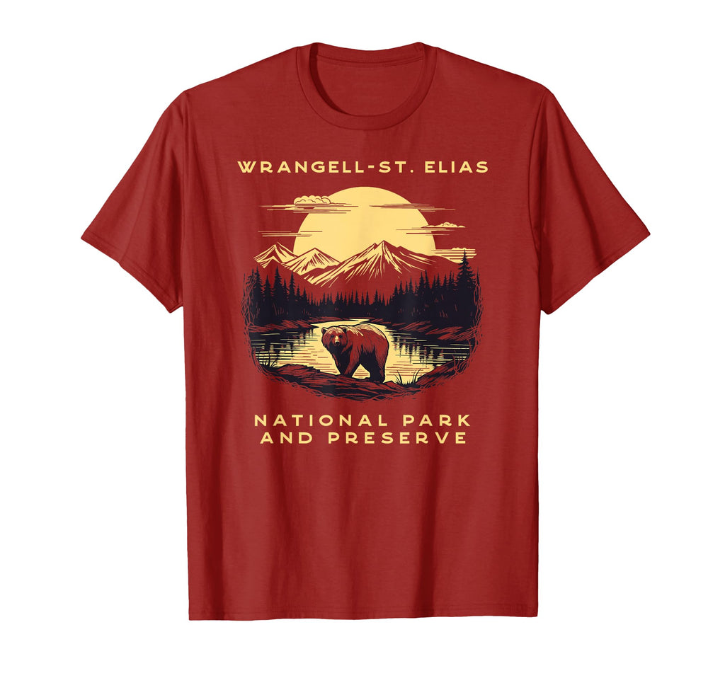 Wrangell St Elias National Park And Preserve T-Shirt - Graphic Print Unisex - T-Shirt, Sweatshirt, Hoodie