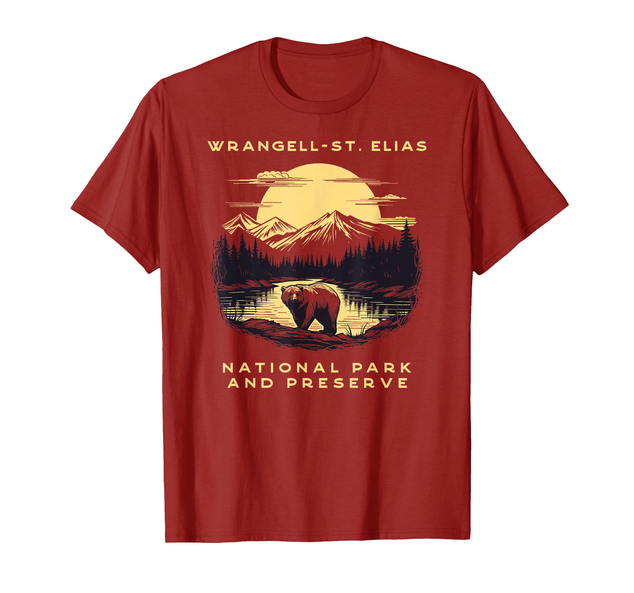Wrangell St Elias National Park And Preserve T-Shirt - Graphic Print Unisex - T-Shirt, Sweatshirt, Hoodie